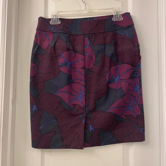 Beautiful plum and navy pencil skirt - Picture 2 of 2